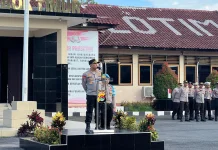 Pastikan May Day Kondusif, Polres Lotim Gelar Apel Siaga