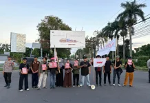 FMN Lotim Gelar Mimbar Bebas di Selong, Soroti Isu Buruh dan Pendidikan