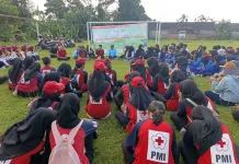PMI Lombok Barat Hijaukan Bumi Bangun Generasi Peduli
