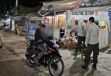 Polsek Monta Perkuat Patroli Malam, Komitmen Jaga Keamanan Wilayah