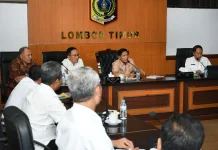 Bupati Lombok Timur Audiensi Bersama Disperindag NTB dan Bulog