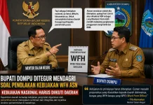 Mendagri Tegur Bupati Dompu Soal Penolakan WFH ASN