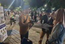 Kanwil Kemenkum NTB Hadirkan Konsultasi KI di Car Free Nite Lombok Barat