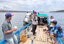 Satpolairud Polres Bima Sisir Teluk Bima, Pantau BBM Subsidi hingga Amankan Pantai