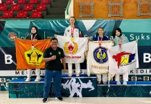 Bersaing dengan Atlet Nasional, Atlet Taekwondo Mataram Bawa Pulang Dua Emas