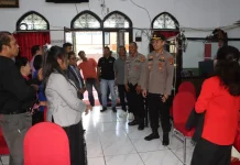 Kapolres Bima Kota Lakukan Pengamanan dan Pengecekan Gereja