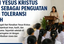 Kenaikan Yesus Kristus, Dimaknai sebagai Penguatan Iman dan Toleransi di Sekolah