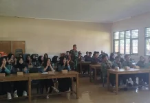 Danramil Janapria Tanamkan Wawasan Kebangsaan kepada Peserta Didik