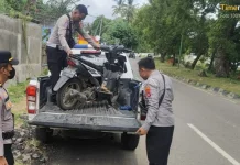 SPKT Polres Bima Kota Respon Laporan Kecelakaan Melalui Call Center 110