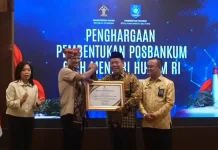 Kanwil Kemenkum NTB Ikuti Peresmian 393 Posbankum di Kepulauan Bangka Belitung