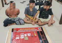 Baru Mau Nyabu, Tiga Terduga Pengedar Narkoba di Jonggat Diamankan Polisi