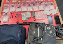 Dua Remaja Diamankan, 898 Gram Sabu Disita