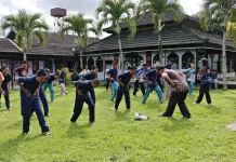 Pramuka Jadi Sarana Pembentukan Karakter Anak Binaan di LPKA Lombok Tengah