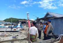 Tim Gabungan Lakukan Pencarian Korban Laka Laut di Perairan Teluk Awang