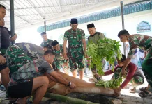 Korem 162/WB Gelar Sholat Idul Adha dan Syukuran Hari Bhakti ke-69 Kodam IX/Udayana