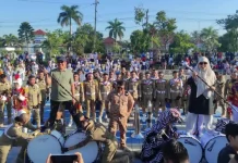 Praja IPDN NTB Tampilkan Atraksi Spektakuler di CFD Lombok Barat