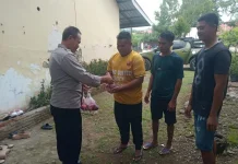 Lewat Daging Kurban, Polsek Belo Pererat Kedekatan dengan Masyarakat