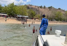 Wujudkan Destinasi Aman dan Asri, Satpolairud Polres Bima Gelar Pengamanan Wisata