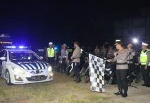 Patroli Besar-Besaran, Polresta Mataram Kerahkan 223 Personel Awasi 75 Titik Rawan