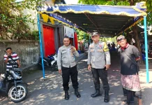 Polsek Sandubaya Siaga Amankan Perayaan Waisak di Vihara Dharma Susena