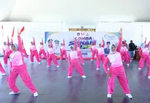 WPL Praya Juara Lomba Senam KLPI 2 Peringati HLUN ke-30