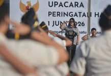 Kanwil Kemenkum NTB Laksanakan Upacara Peringatan Hari Lahir Pancasila