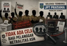 Awas, Palanggar Netralitas ASN Lolos Seleksi JPT, Pansel Harus Taat Hukum