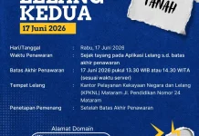 Tanah Rampasan Kasus Korupsi Bandara BIL Siap Dilelang 17 Juni