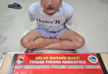 Diduga Edarkan Ganja, Pemuda Asal Mataram Ditahan di Polres Loteng