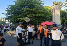 Ditpamobvit Polda NTB Intensifkan Patroli di Car Free Day Udayana