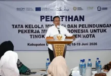 Sekda Lotim Tekankan Kepatuhan Tata Kelola dan Perlindungan PMI