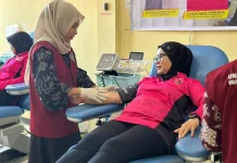 Setetes Darah, Sejuta Harapan: Bhayangkari KLU  Sambut Hari Bhayangkara ke-80