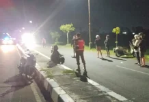 Resahkan Warga, Polisi Bergerak Cepat Bubarkan Balap Liar Jalur Bandara Lombok