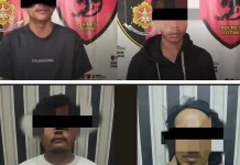 Polres Lombok Timur Amankan Empat Pelaku Curat dan Penadah