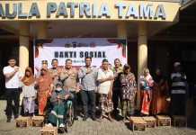 Polres Lobar Tebar Bantuan Sosial dan Donor Darah Sambut Hari Bhayangkara ke-80