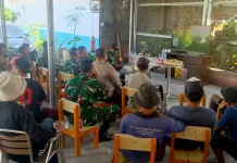 Koramil Janapria Gelar Nobar Piala Dunia Bersama Warga