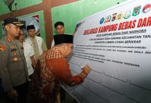 Pemkab dan Polres Lombok Utara Canangkan Desa Sokong Jadi Kampung Bebas Narkoba