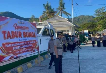 Dari Teluk Nara, Polres Lombok Utara Teguhkan Semangat Polri Presisi dan Pelayanan