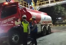 Polres Bma Kota Terus Bersiaga di Objek Vital Nasional