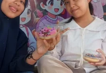 Belajar Sambil Berkreasi, Kegiatan  Liburan bermanfaat Membuat Donat