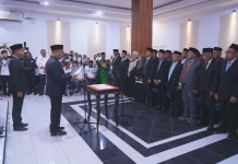Wali Kota Bima Lantik Sejumlah Pejabat