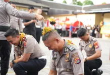 61 Personel Polresta Mataram Naik Pangkat di Hari Bhayangkara ke-80