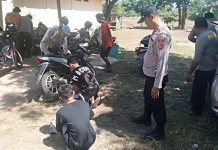 Polsek Soromandi Gencar Tertibkan Pengguna Knalpot Brong