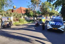Tekan Pelanggaran, Satlantas Polres Sumbawa Intensifkan Patroli