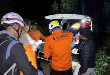 Tim SAR Evakuasi Korban Hipotermia di Bukit Savana Dandaun