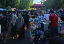 Ramai di CFD Udayana, Warga Olahraga dan Nikmati Kuliner