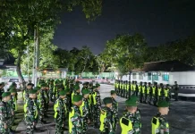 Kodim Loteng Gelar Patroli Skala Besar