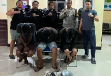 Bobol Toko Bangunan di Alas,Tiga Pria Dibekuk