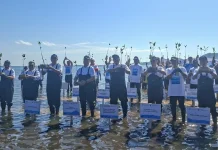 Galakkan Tobat Ekologis, Menteri LH Tanam Mangrove di Alas