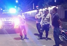 Patroli KRYD Polsek Woha Jaga Keamanan hingga Dini Hari
